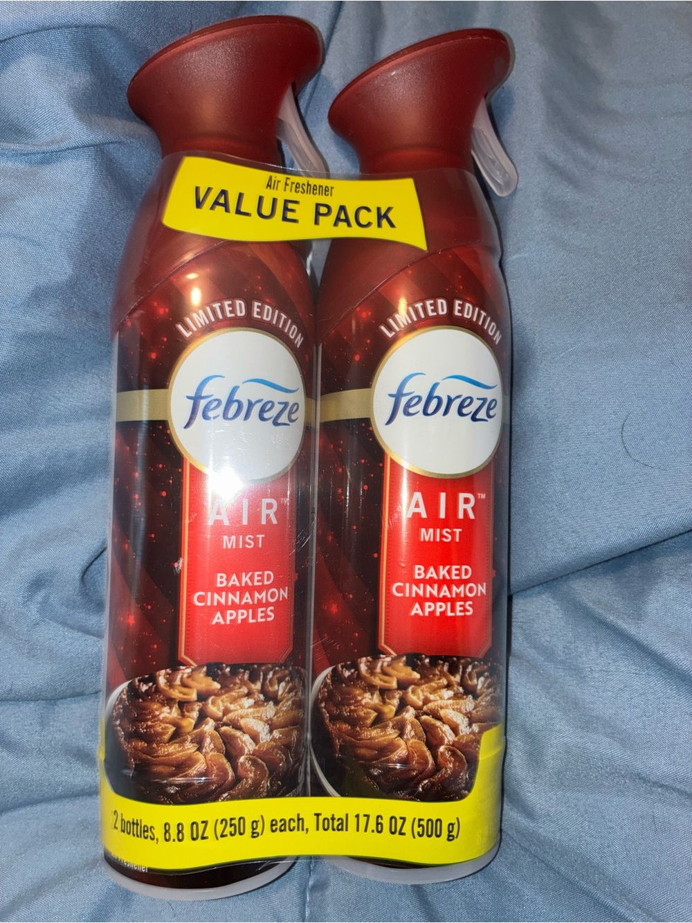 Febreze Baked Cinnamon Apples Air Mist - Red Bottle Value Pack